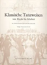  Notenblätter Klassische Tanzweisen von Haydn bis Schubert Band 1