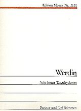 Eberhard Werdin Notenblätter 8 bunte Tanzrhythmen für