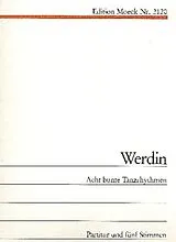 Eberhard Werdin Notenblätter 8 bunte Tanzrhythmen für
