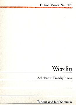 Eberhard Werdin Notenblätter 8 bunte Tanzrhythmen für
