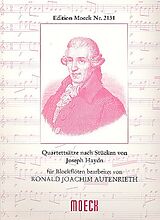 Franz Joseph Haydn Notenblätter Quartettsätze nach Stücken von
