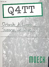 Orlando di Lasso Notenblätter Susana un jur für Tenor-, Bass-