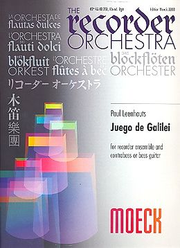 Paul Leenhouts Notenblätter Juego de Galilei für Blockflötenensemble