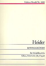 Werner Heider Notenblätter Beweggründe