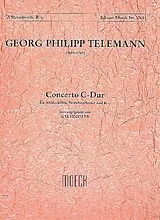 Georg Philipp Telemann Notenblätter Concerto C-Dur