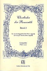  Notenblätter Chorlieder der Romantik Band 2 für gem Chor
