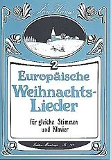 Jan Hanus Notenblätter Europäische Weihnachtslieder