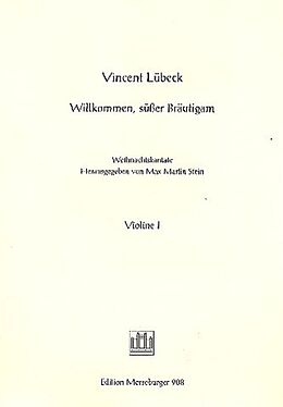 Vincent Lübeck Notenblätter Willkommen süsser Bräutigam