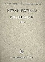 Dieterich Buxtehude Notenblätter Dein edles Herz für Soli