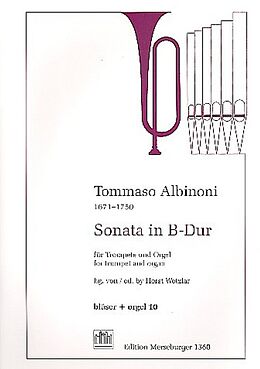 Tomaso Albinoni Notenblätter Sonate B-Dur für Trompete