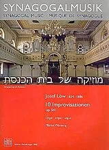 Josef Löw Notenblätter 10 Improvisationen op.541
