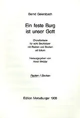 Bernd Geiersbach Notenblätter Ein feste Burg ist unser Gott