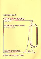 Arcangelo Corelli Notenblätter Concerto Grosso op.6,11