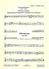 Giovanni Gabrieli Notenblätter Domine exaudi für 4 Trompeten