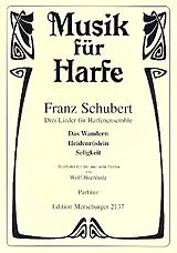 Franz Schubert Notenblätter 3 LIEDER FUER 3 HARFEN