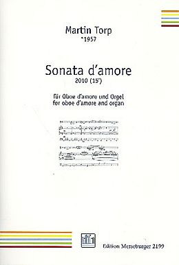 Martin Torp Notenblätter Sonata damore für Oboe damore