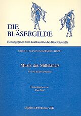  Notenblätter Musik des Mittelalters für