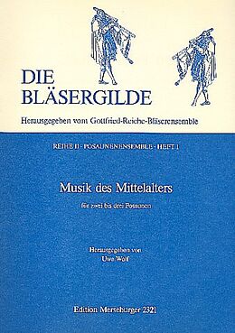 Notenblätter Musik des Mittelalters für