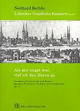 Neithard Bethke Notenblätter Als mir Angst war, rief ich den Herrn an op.15