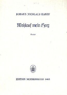 Johann Nikolaus Hanff Notenblätter Wohlauf mein Herz für Alt, Tenor
