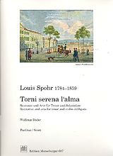 Louis Spohr Notenblätter Torni serena lalma WoO76