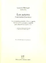 Laurent Menager Notenblätter Lux aeterna - lateinische Chorsätze
