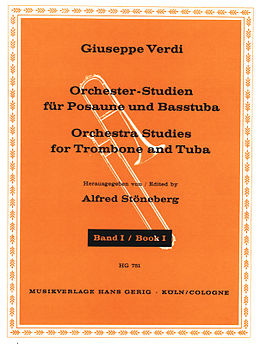 Giuseppe Verdi Notenblätter Orchesterstudien Band 1 für