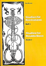 Paul Breuer Notenblätter Studien für Kontrabass Band 1