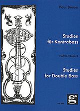 Franz Josef Breuer Notenblätter Kontrabass-Studien Band 2