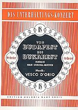 Vesco D'Orio Notenblätter Von Budapest bis Bukarest