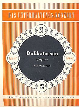 Karl Wiedenfeld Notenblätter DelikatessenPotpourri