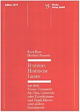 Herbert Beuerle Notenblätter 15 hymnische Lieder aus dem Neuen Testament