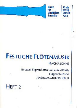  Notenblätter Festliche Flötenmusik Band 2