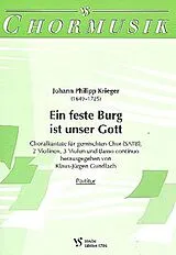 Johann Philipp Krieger Notenblätter Eine feste Burg ist unser Gott