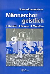 Gustav Gunsenheimer Notenblätter Männerchor geistlich