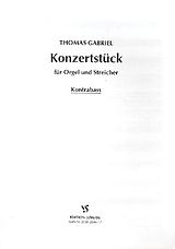 Thomas Gabriel Notenblätter Konzertstück für Orgel