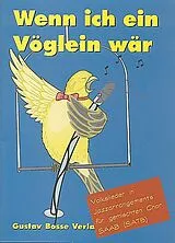  Notenblätter Wenn ich ein Vöglein wär Volkslieder