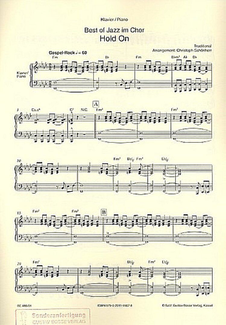 Best of Jazz im Chor für gem Chor a cappella