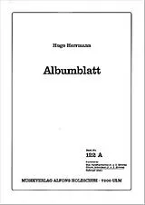 Hugo Herrmann Notenblätter ALBUMBLATT FUER AKKORDEON