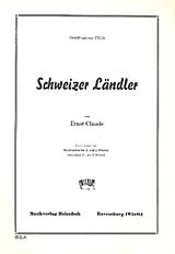 Ernst Claude Notenblätter Schweizer Ländler für Akkordeon