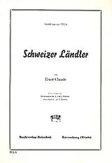 Ernst Claude Notenblätter Schweizer Ländler für Akkordeon