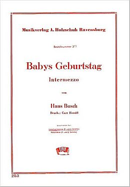 Hans Busch Notenblätter Babys Geburtstag für Handharmonika
