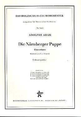 Adolphe Charles Adam Notenblätter Die Nürnberger Puppe