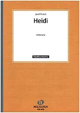 Josef Probst Notenblätter Heidi