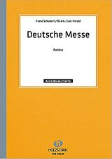 Franz Schubert Notenblätter Deutsche Messe
