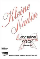 Franz Xaver Herre Notenblätter Kleine Nadin - Walzer