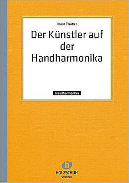 Klaus Treidler Notenblätter Der Künstler auf der Handharmonika