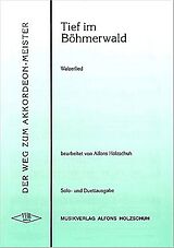  Notenblätter Tief im Böhmerwald Walzerlied