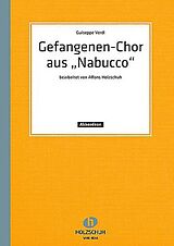  Notenblätter Gefangenen-Chor aus Nabucco