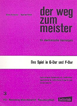 Alfons Holzschuh Notenblätter Der Weg zum Meister Band 3
